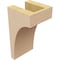 Ekena Millwork 4"W x 4"D x 8"H Wide Stockport Rough Cedar Woodgrain TimberThane Corbel, Primed Tan CORUR04X04X08STORCPR - alternate 6